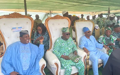 Abaranje secondary school commissioning begins with Lagos Speaker Obasa’s arrival 1 IMG 0528