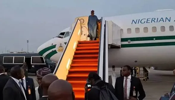 Tinubu arrives Lagos for Easter, set for official visits to Ogun, Bayelsa 1 IMG 0947