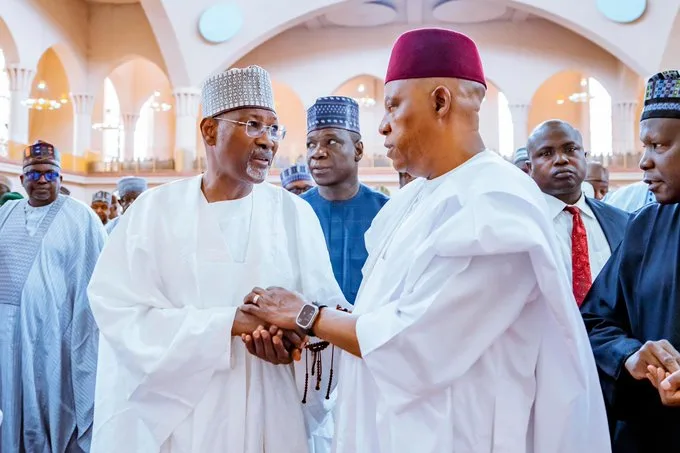 PHOTO NEWS: VP Shettima attends funeral prayer for Prof. Jega’s wife 7 IMG 1125 1