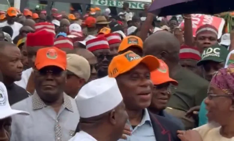 Atiku, Amaechi, Tambuwal, other ADC leaders storm INEC HQ over leadership crisis 1 IMG 1202
