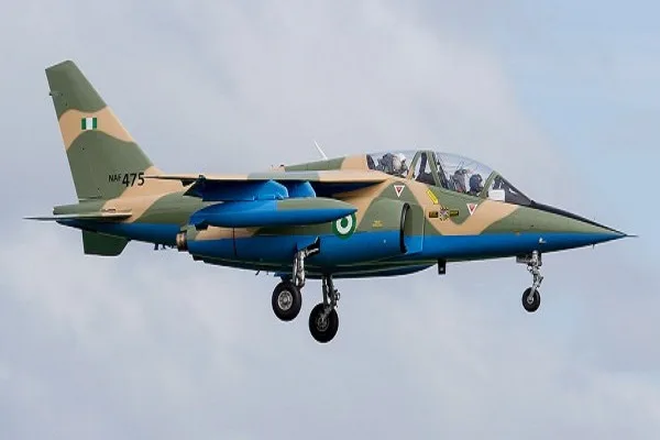 NAF confirms Borno airstrikes against insurgents, tight-lipped on alleged market bombing 1 NAF Alpha jet 4