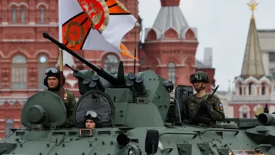 Russia and Ukraine declare competing ceasefires 4 2024 05 09T105653Z 1553208639 RC2VM7A24MPN RTRMADP 3 WW2 ANNIVERSARY RUSSIA PARADE 1715252314