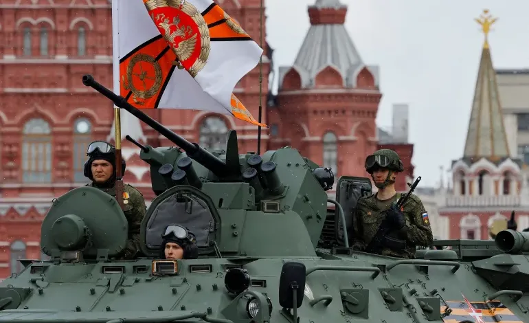 Russia and Ukraine declare competing ceasefires 1 2024 05 09T105653Z 1553208639 RC2VM7A24MPN RTRMADP 3 WW2 ANNIVERSARY RUSSIA PARADE 1715252314