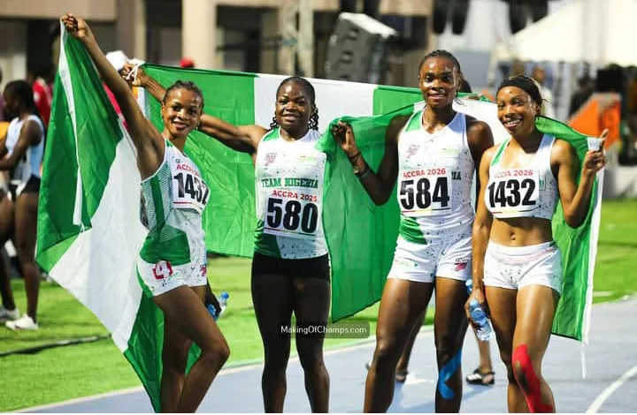 Nigeria women win fourth straight African relay gold 1 IMG 20260516 WA0133