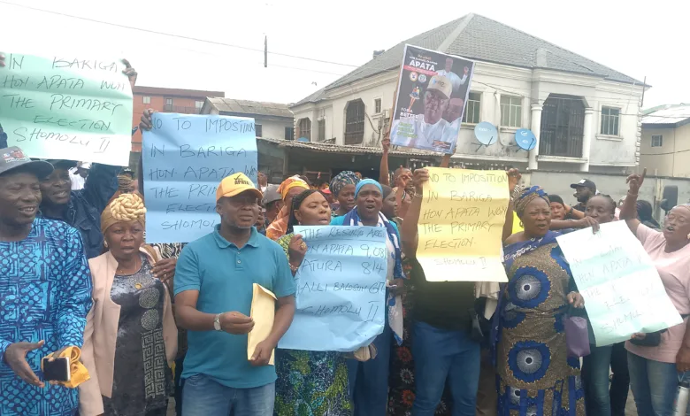 Lagos Assembly Primary: APC members reject candidate list in Somolu constituency 2 7 IMG 20260526 102514 169