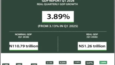 Nigeria’s GDP grows by 3.89% in Q1 2026, says NBS 3 Screenshot 25 5 2026 15519 x.com