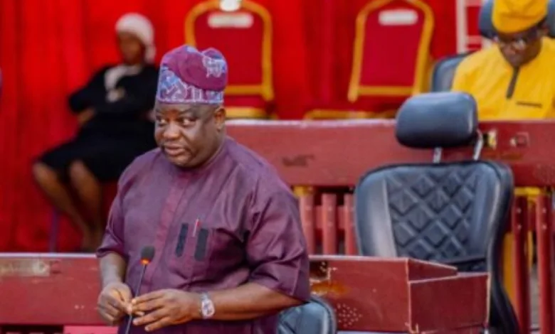 Oyo Assembly Majority Leader Sanjo Adedoyin quits PDP 1 ec5792a8 7711 4011 ad52 6852e82f00c3