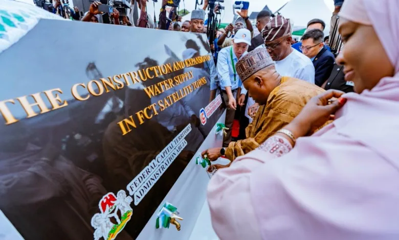 Tinubu flags off 194km Abuja water project, says era of neglect for satellite towns is over 1 22e8f6ef 0027 4f06 8b17 67c501254612