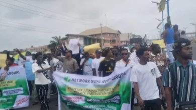 CSOs protest, demand redeployment of Osun police commissioner 7 IMG 20260615 WA0038