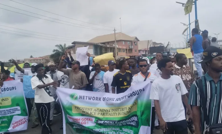 CSOs protest, demand redeployment of Osun police commissioner 1 IMG 20260615 WA0038