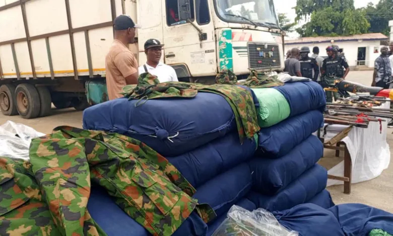 Lagos police arrest four over illegal movement of military camouflage, ammunition 5 IMG 20260623 WA0008
