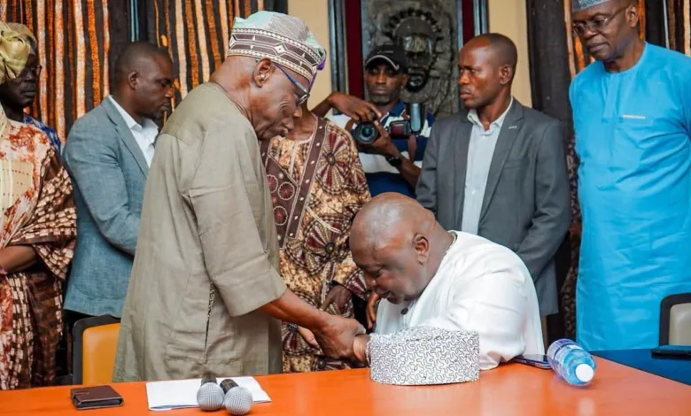 PHOTO NEWS: Obasanjo prays for Ogun PDP guber candidate, Adebutu ahead of election 5 IMG 20260629 WA0009