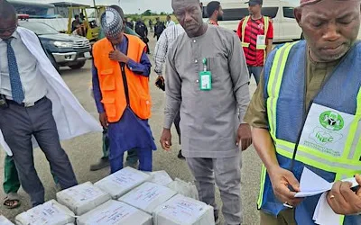 JUST IN: Sensitive materials for Ondo South senatorial by-election arrive in Akure 1 IMG 1452