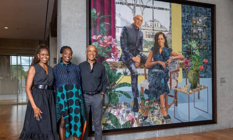 Dora Akunyili's daughter, Njideka, delivers Obamas painting at Presidential Library in Chicago 3 IMG 20260615 225950 6 x 4 inch