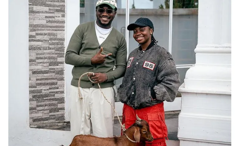 Nasboi gifts goat to Taooma, applauds her contributions to entertainment 1 IMG 20260626 165437 6 x 4 inch