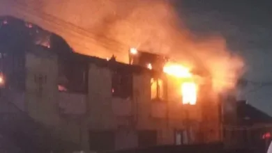 JUST IN: Fire razes building in Lagos' Alapere community 5 IMG 20260626 221524 6 x 4 inch