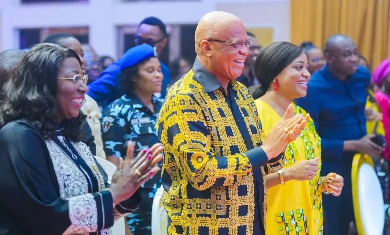 Governor Eno advises youth to pursue dreams at daughter's worship concert 1 IMG 20260627 181748 6 x 4 inch