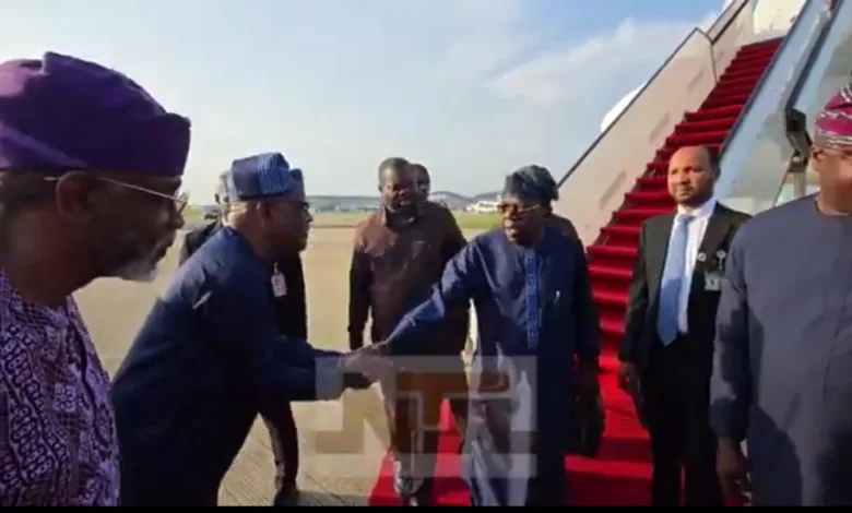 JUST IN: Tinubu returns to Abuja after Eid al-Adha holiday 1 IMG 4313