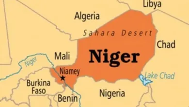 Heavy gunfire reported at Niamey International Airport 10 Niger Republic Map