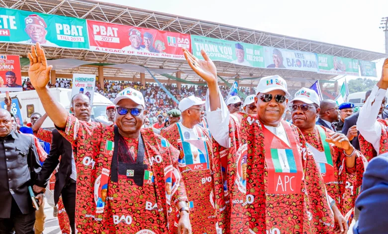 PHOTO NEWS: Shettima rallies support for Oyebanji’s second term at APC mega rally in Ekiti 11 c6a66aec cab0 46b0 99bf d11cb67ed1c4
