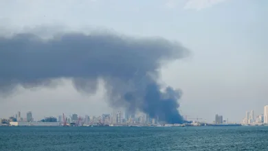 Gulf countries strongly condemn Iran's drone attack on Bahrain as rising tensions threaten MOU 14 smoke post iran attach