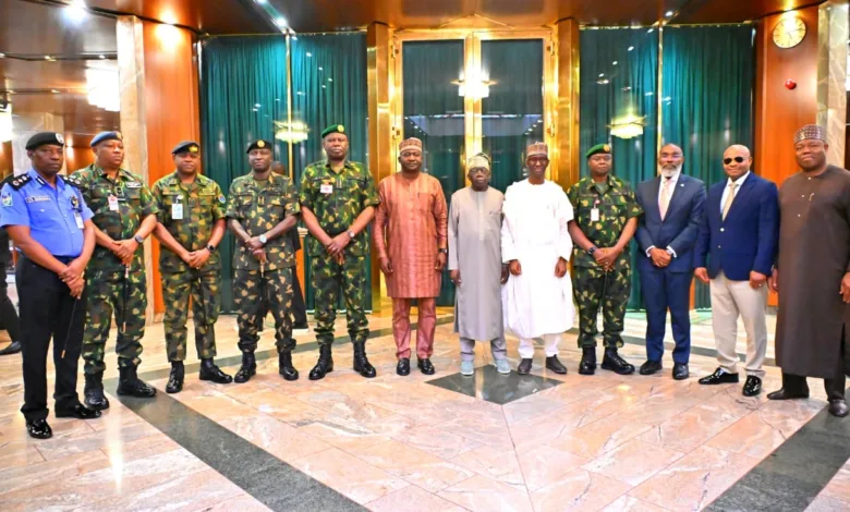 Tinubu meets security chiefs in Aso Rock 1 87cd0590 8196 4fcf 8452 e484c9a09e03