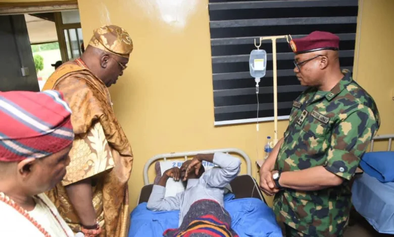 PHOTO NEWS: Soun of Ogbomoso visits rescued schoolchildren, teachers at Ibadan hospital 5 IMG 20260711 WA0025