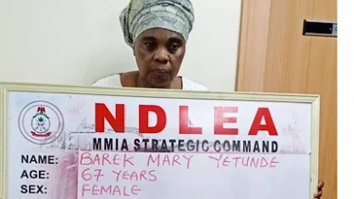 NDLEA arrests Nigerian-British grandma with 13kg cocaine at Lagos airport 8 IMG 1770