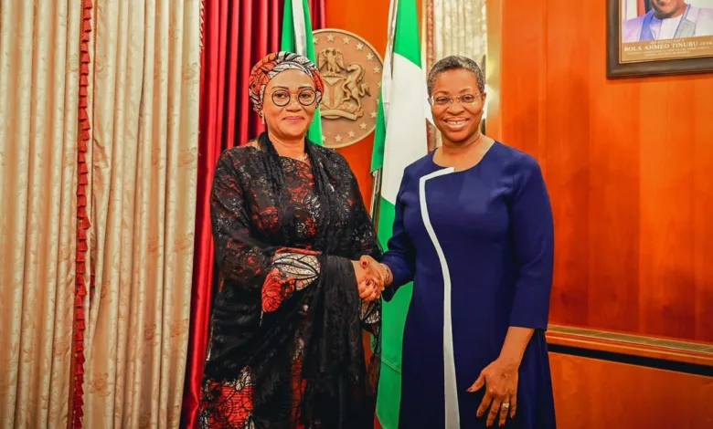Oluremi Tinubu urges NBA president-elect to pave way for more women 3 IMG 9722