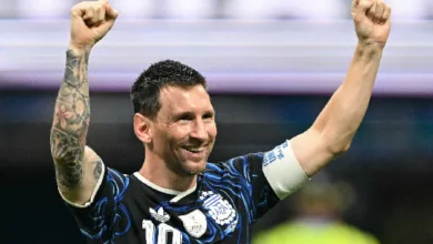 Messi celebrates Argentina's epic win over England, describes it as 'Special One' 2 Messi at World Cup