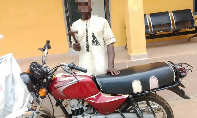 Oyo police arrest suspected armed robber, recover stolen motorcycle 1 WhatsApp Image 2026 07 18 at 9.40.20 PM