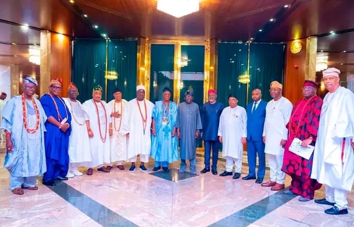 Olubadan, Oyo monarchs visit Tinubu, commend security, road projects 1 a97d4a1f 58fa 4de6 bd6e c1bbdf6c0f2f