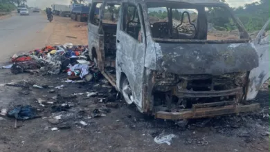 Ondo police investigate bus fire as driver flees 2 dacfd1c4 5d05 4ac2 a6fc f4d20f6a7561
