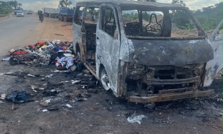 Ondo police investigate bus fire as driver flees 1 dacfd1c4 5d05 4ac2 a6fc f4d20f6a7561