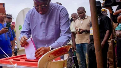 Osun decides: Oyetola, Wife cast votes in Iragbiji, urges peaceful conduct 1 33005