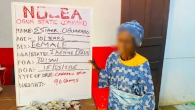 NDLEA arrests 101-year-old woman over drug dealing, intercepts cocaine in fufu 2 58d43f55 9d66 435a 8a39 918a1854a548