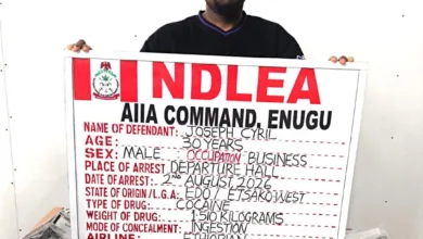 Italy-based businessman excretes 98 cocaine wraps at Enugu airport 3 61e029f1 ab6e 4118 bd49 0531c7eee3ea