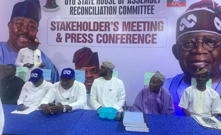 Oyo APC reconciles aggrieved Assembly aspirants ahead of 2027 elections 1 8d502dac 1c92 4358 8c4d dd2c41dd6197