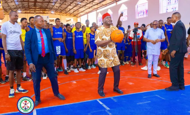 Defence minister unveils South-East basketball championship, donates ₦2m to Abia camp 1 IMG 20260803 WA0024