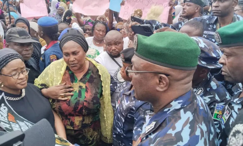 Women protest against political violence in Osun, demand credible election 3 IMG 20260810 WA0012