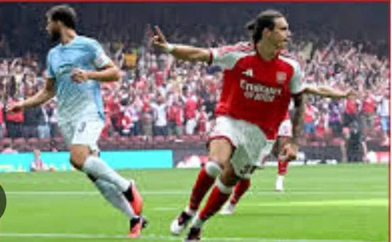 Arsenal thrash Man City 3-0 to win Community Shield 1 IMG 20260816 WA0477