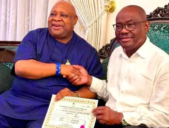 Adeleke visits Wike after meeting with Tinubu 1 IMG 1303