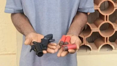 Police arrest suspected armed robber, recover pistol, four cartridges in Ondo 6 IMG 2429