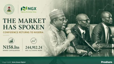 REPORT: NGX market value hits N158.10trn, tables four requests 9 cc939721 ba6d 4c87 be2d 7d472c0e538b