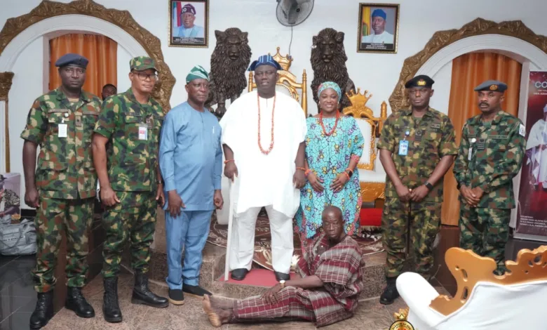 Alaafin welcomes Ote-Efon military base, says it will boost Oyo security 1 6cf493c5 18fa 4c43 bab7 1db0d7ec35f3