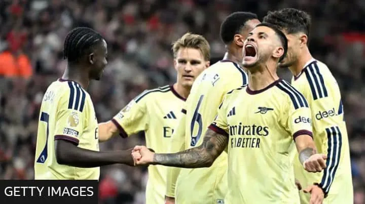 Arsenal beat Sunderland 2-0 to maintain perfect start 1 IMG 20260913 WA0120
