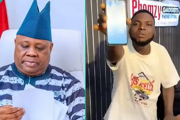Adeleke gifts phone vendor N20m after shop robbery in Ilesa 1