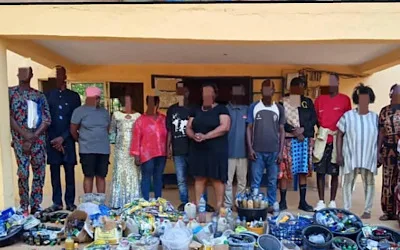 Ondo police arrest 14 over suspected deadly drinks, recover methanol 1 IMG 3109