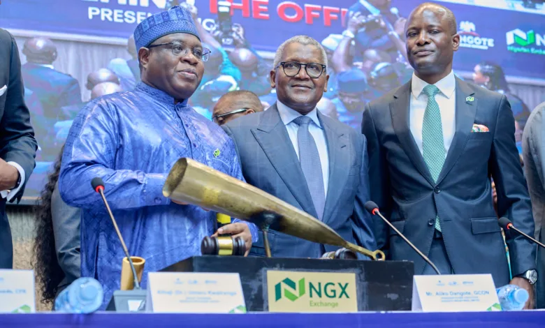 Dangote commends NGX Group leadership for transforming Nigeria’s bourse 1 SXP 9650.jpg 1