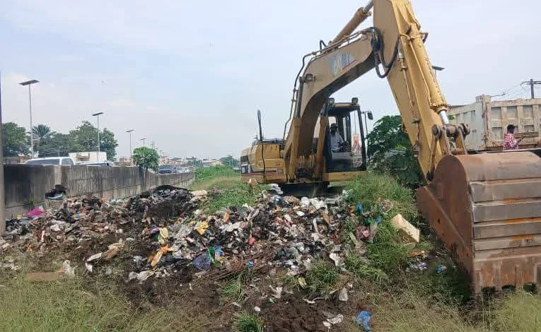 LAWMA deploys excavators, trucks to clear Iyana Oworo waste blackspot 1 FB IMG 1792091531319